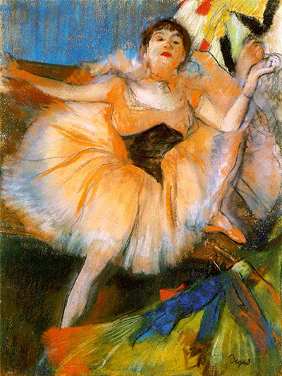 Seated Dancer Edgar Degas